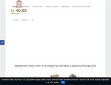 Tablet Screenshot of mhouse.sk